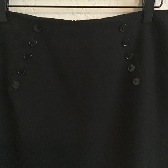 Bwear Byer California black pencil skirt ruffled - Picture 3 of 6